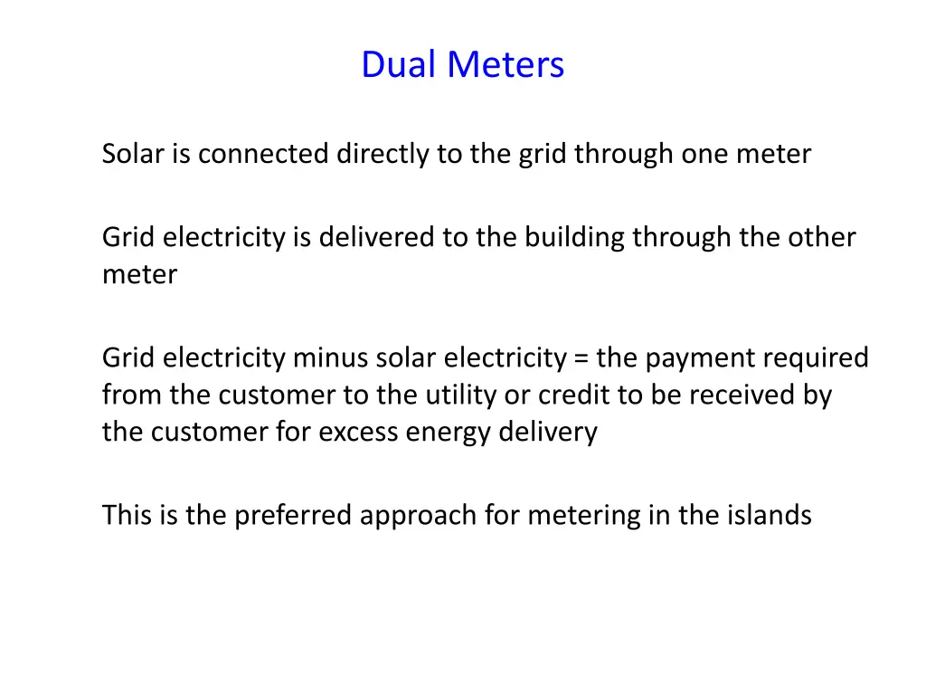 dual meters