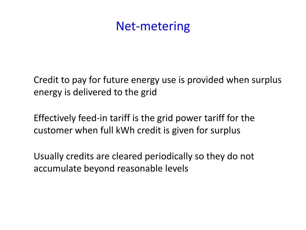 net metering