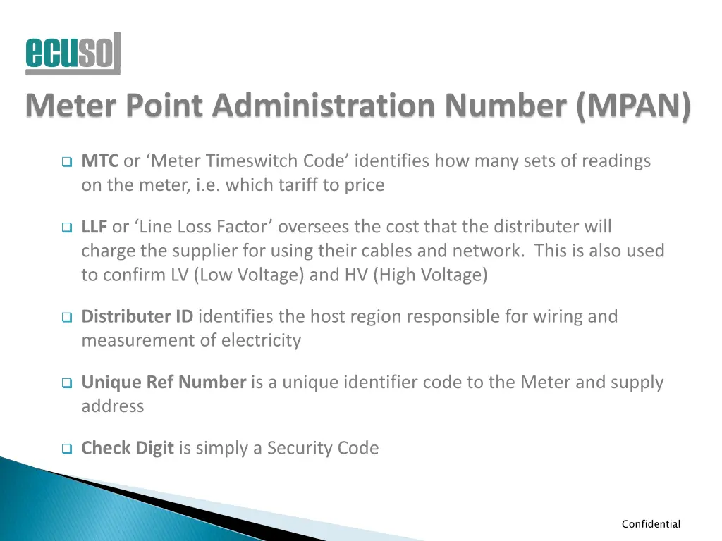ecusol meter point administration number mpan