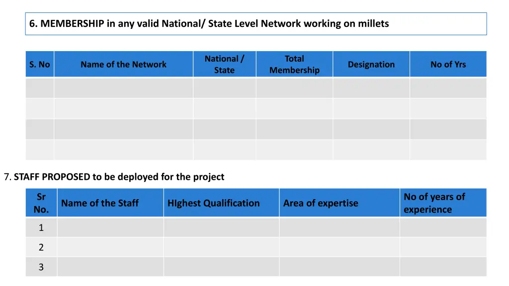 6 membership in any valid national state level