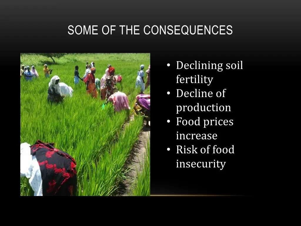 some of the consequences