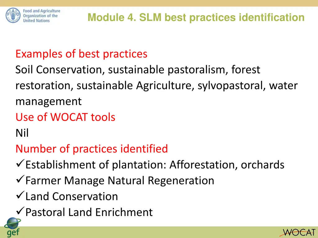 module 4 slm best practices identification