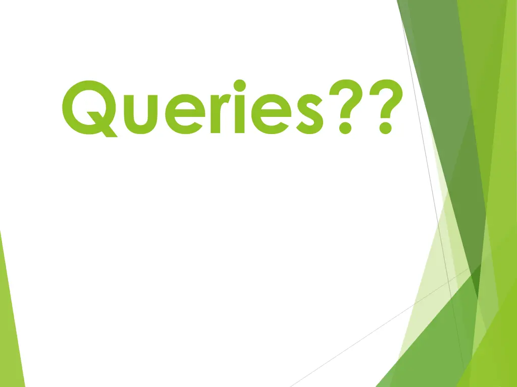 queries