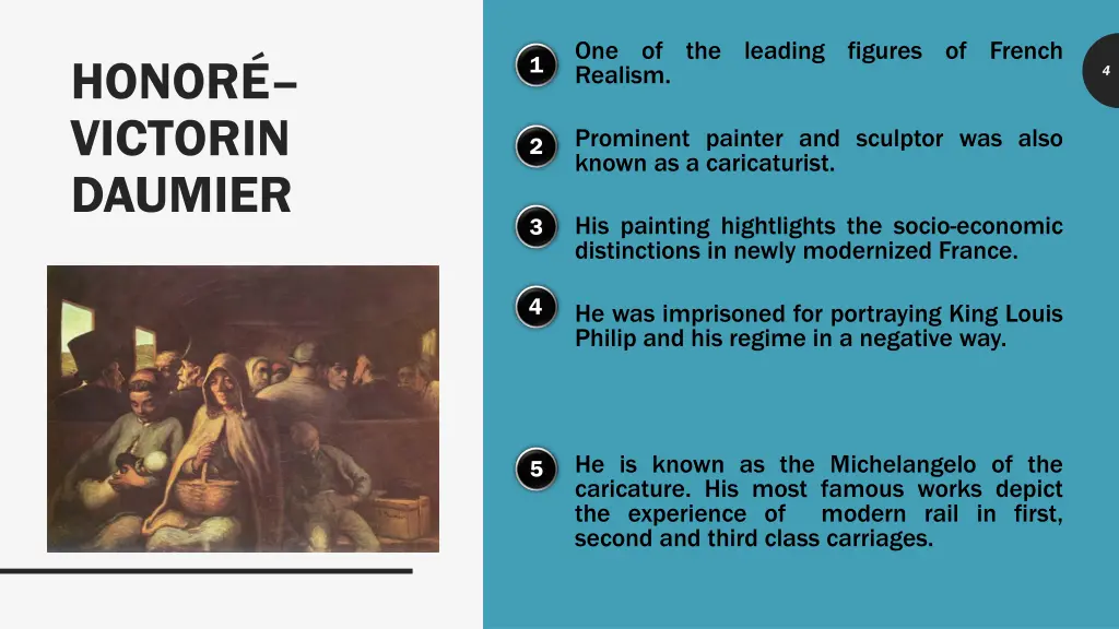 one of the leading figures of french realism