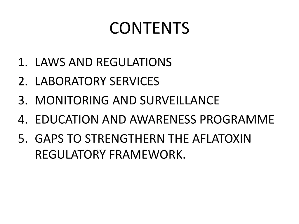 contents