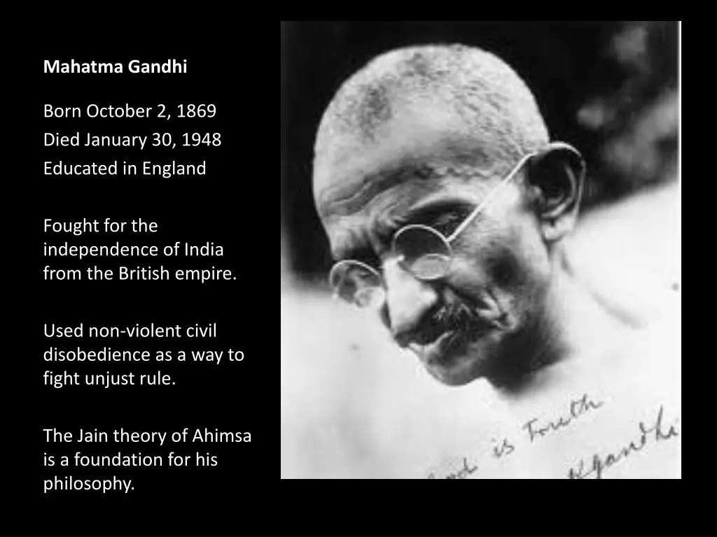 mahatma gandhi