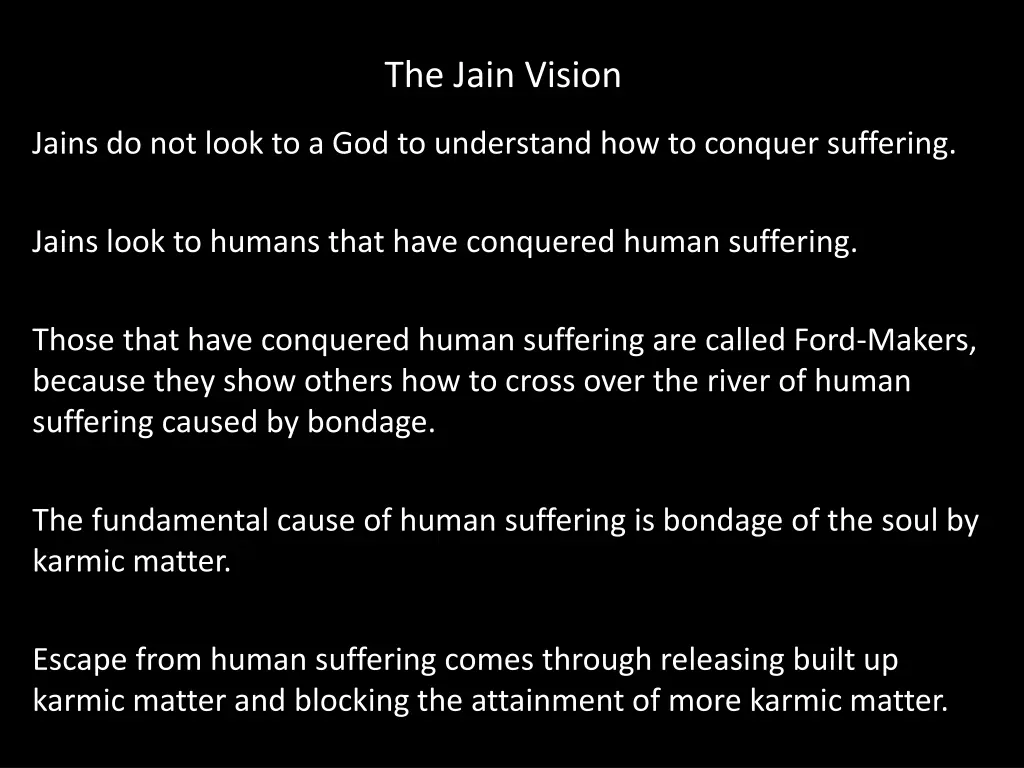 the jain vision