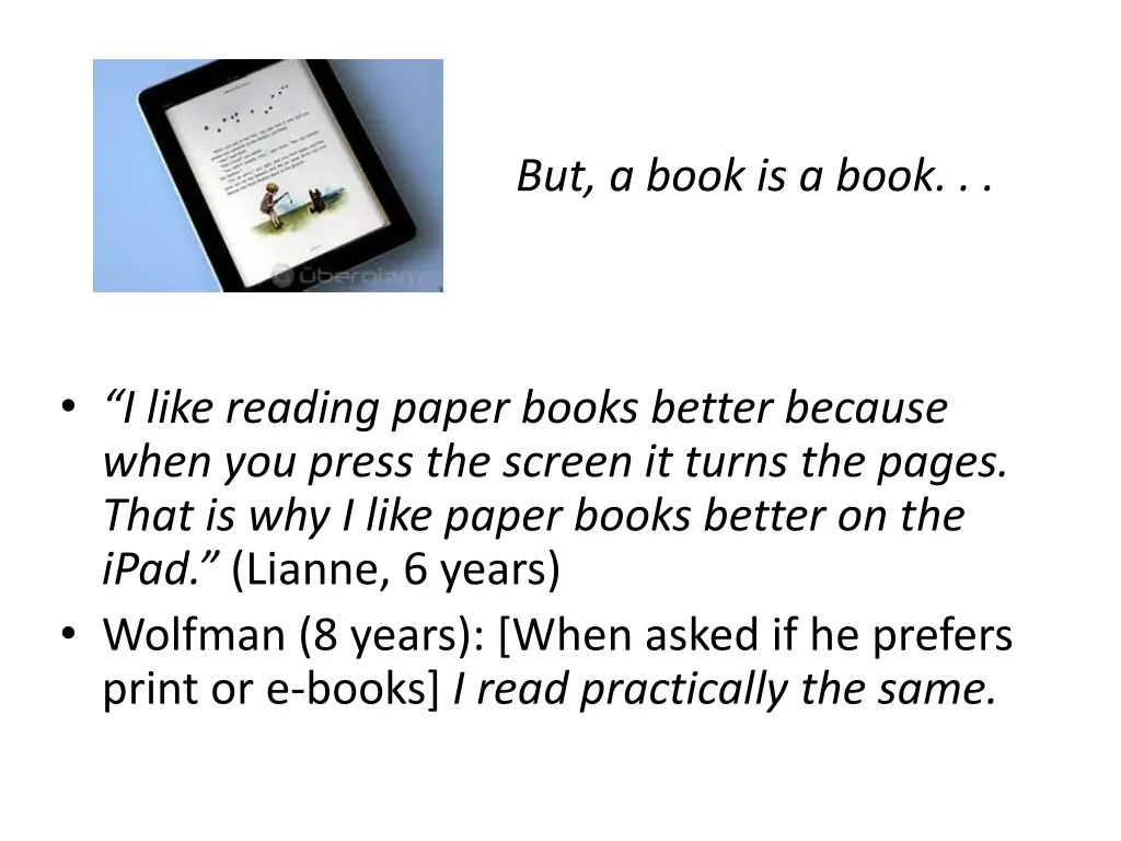 but a book is a book
