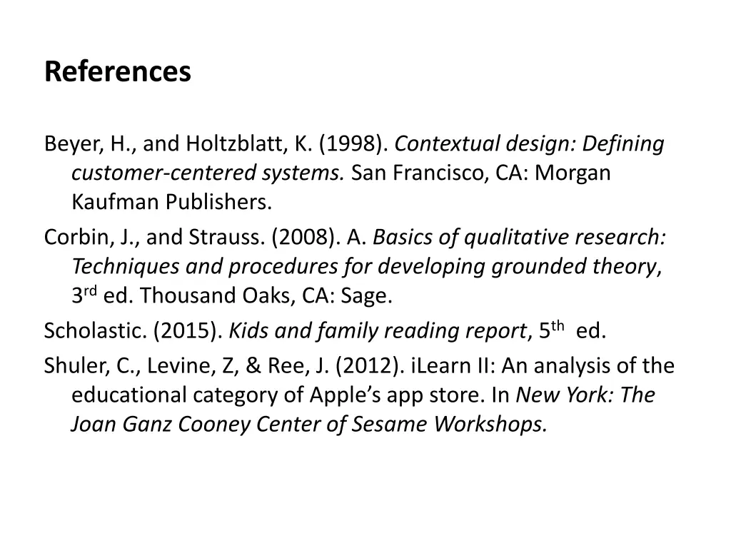 references