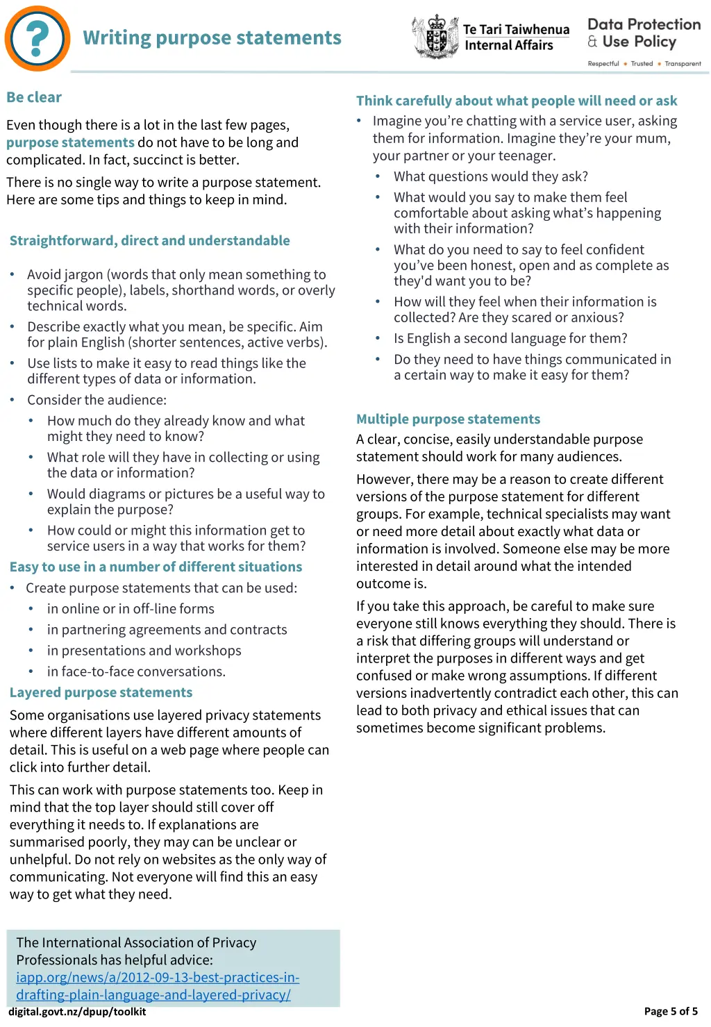 writing purpose statements 3