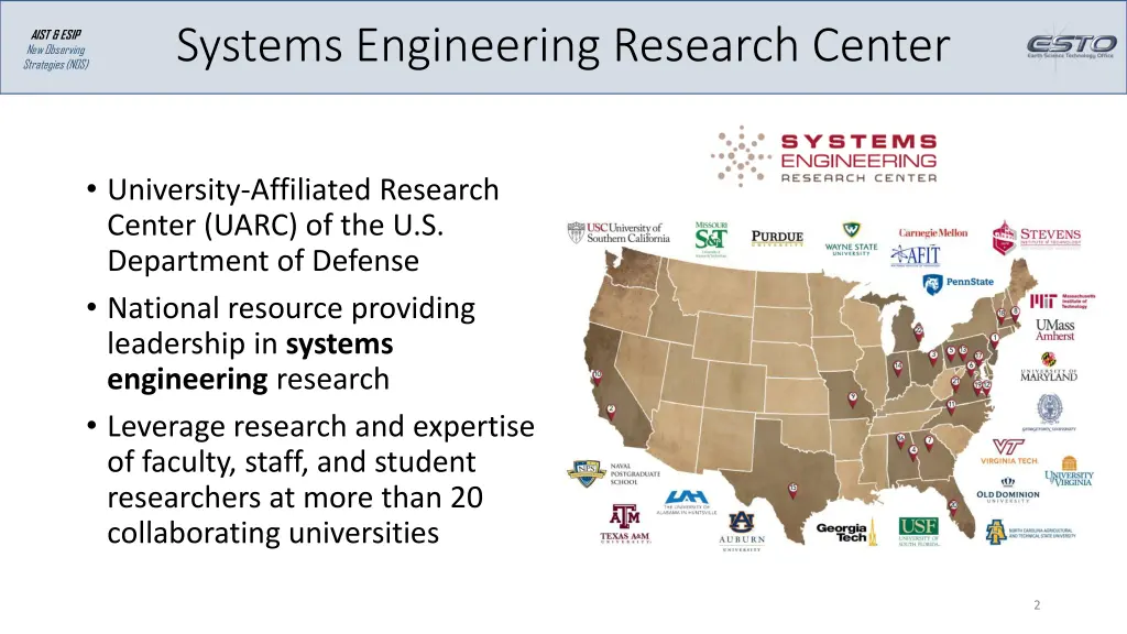 systems engineering research center