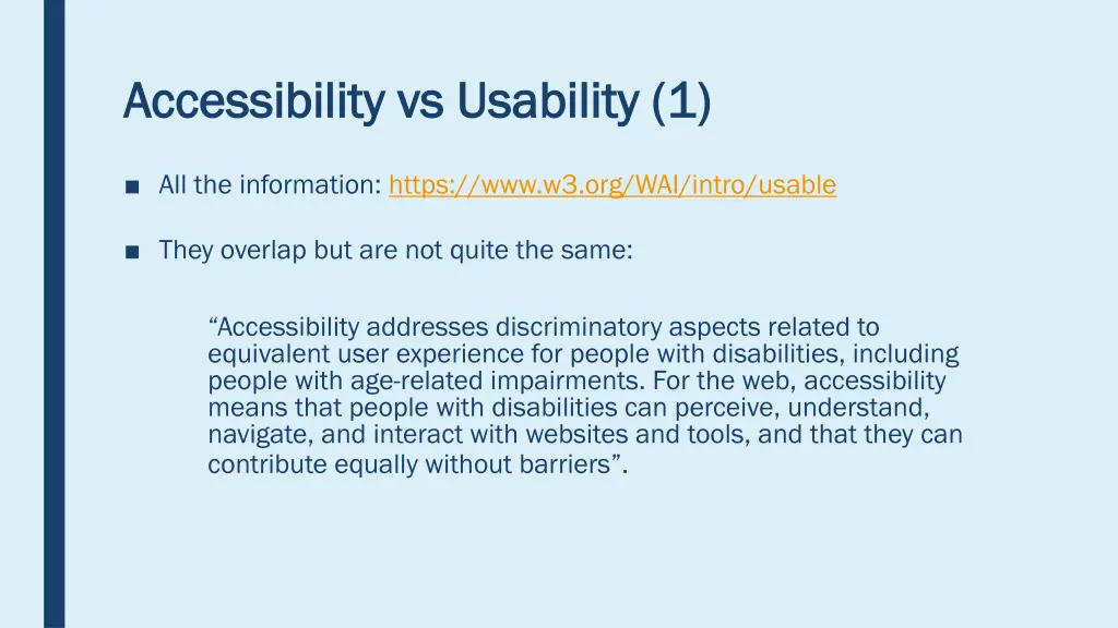 accessibility vs usability 1 accessibility