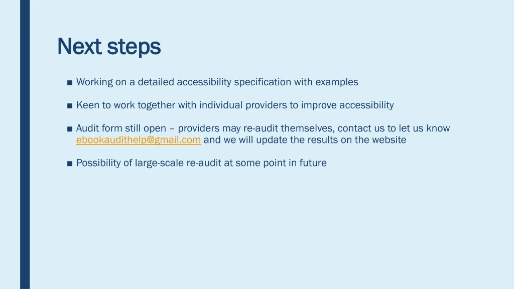 next steps next steps