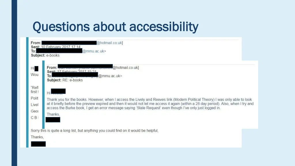 questions about accessibility questions about 2