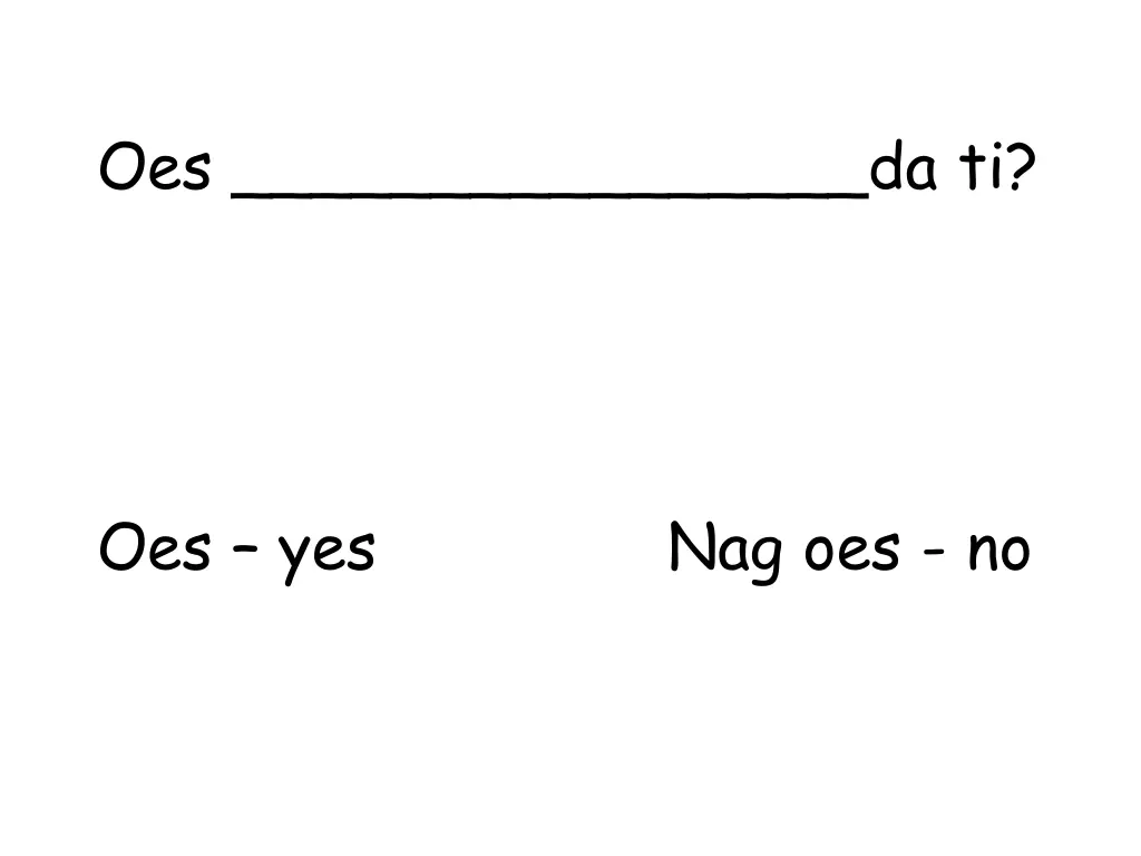 oes da ti