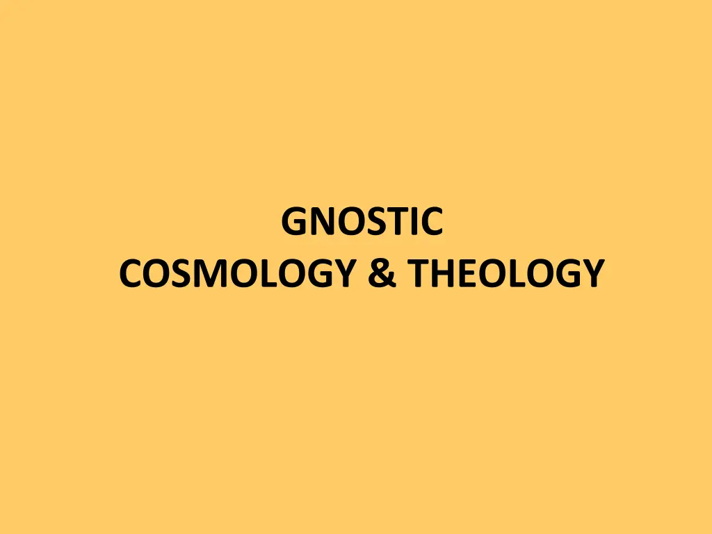 gnostic