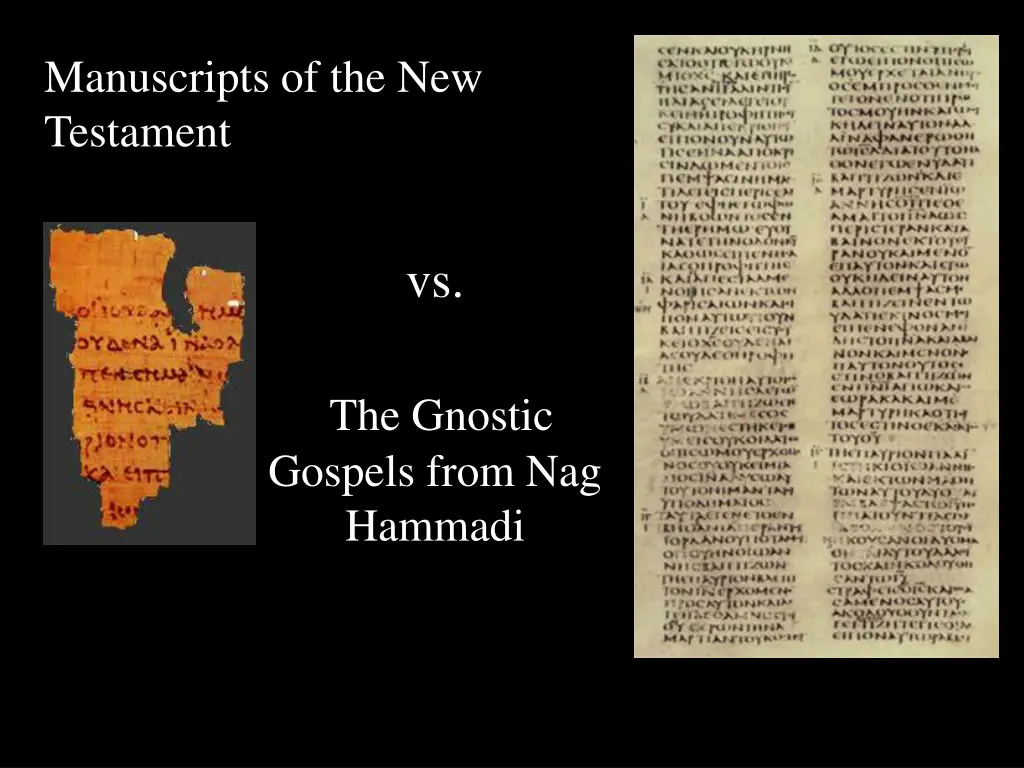 manuscripts of the new testament