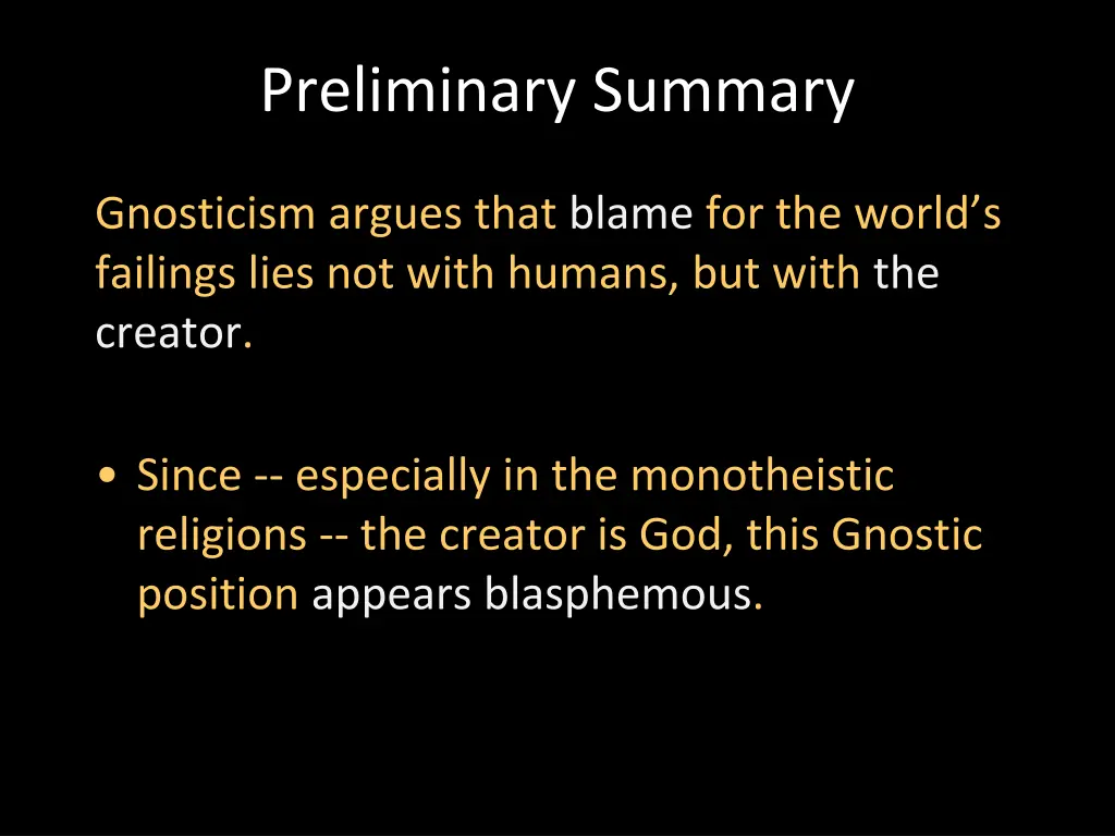 preliminary summary 5