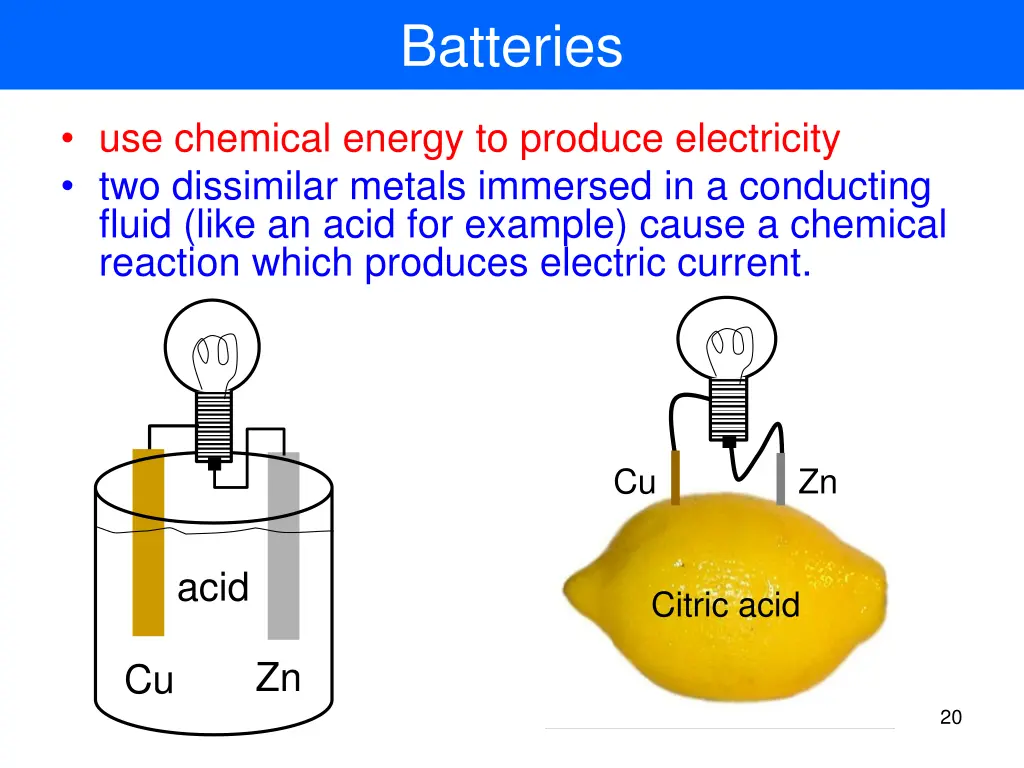 batteries