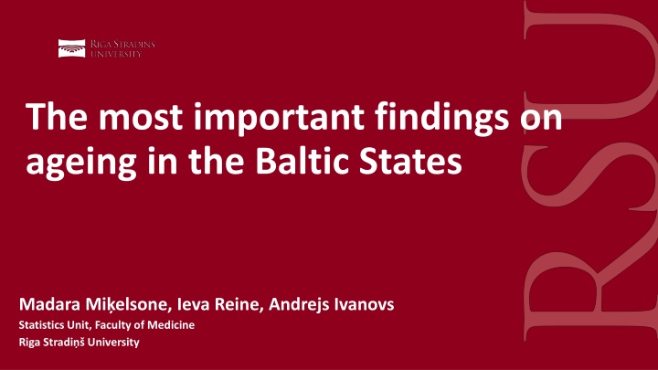 the most important findings on ageing
