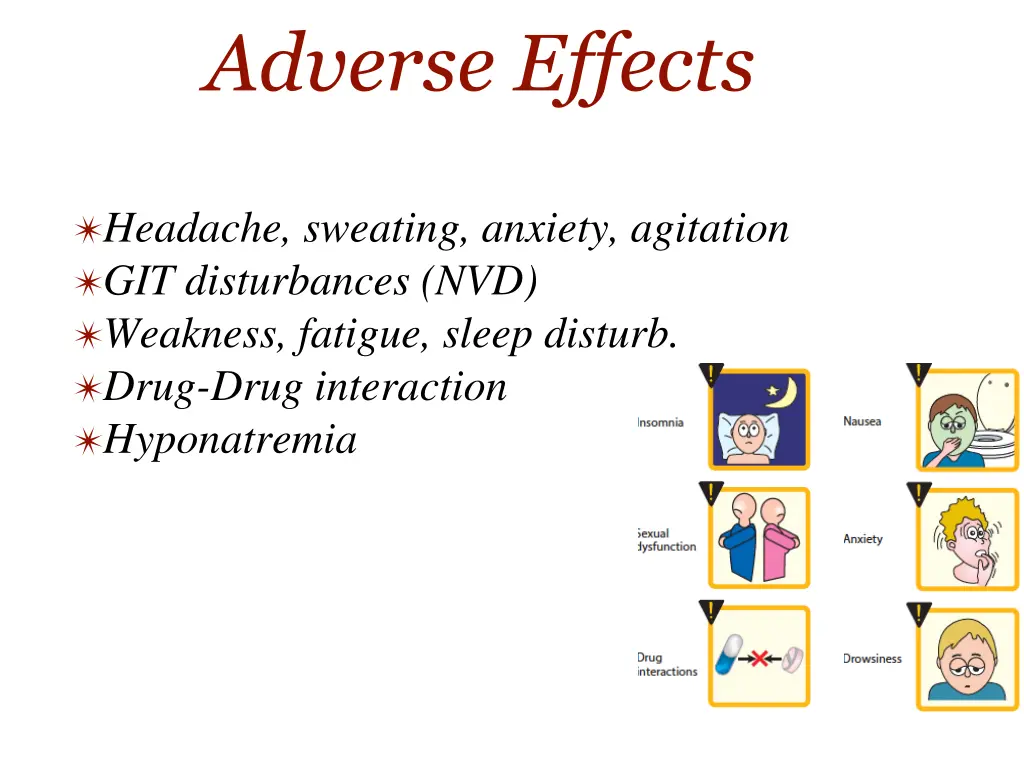 adverse effects