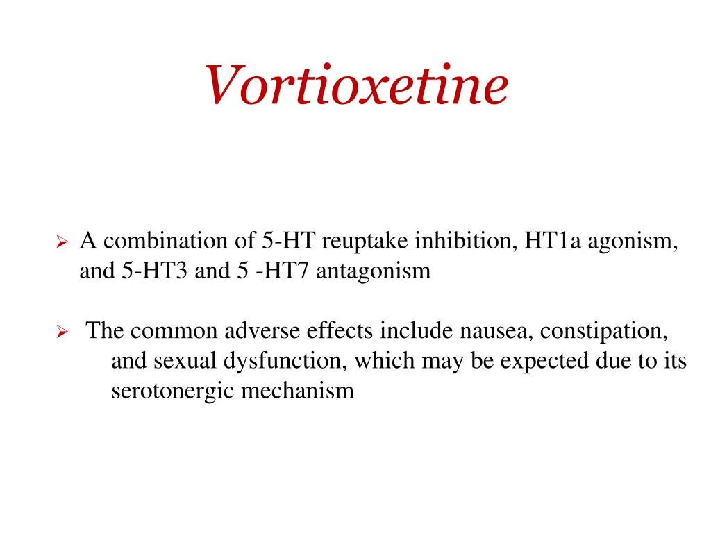 vortioxetine