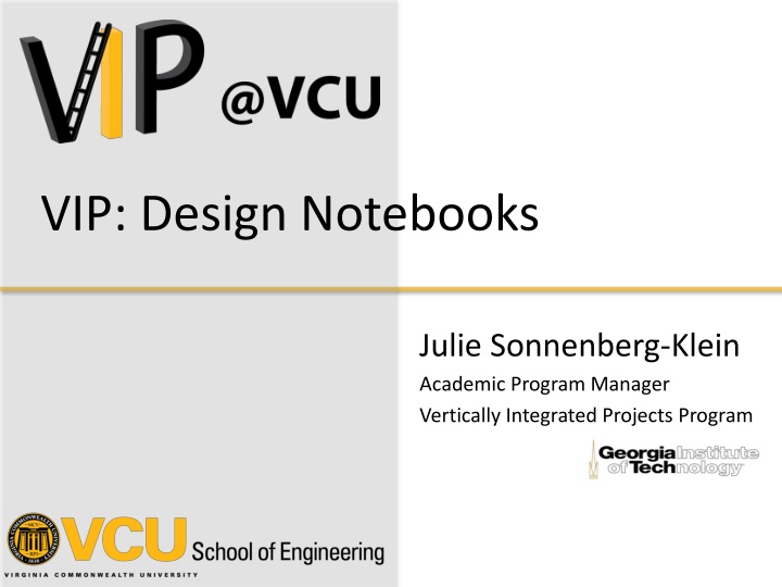 vip design notebooks