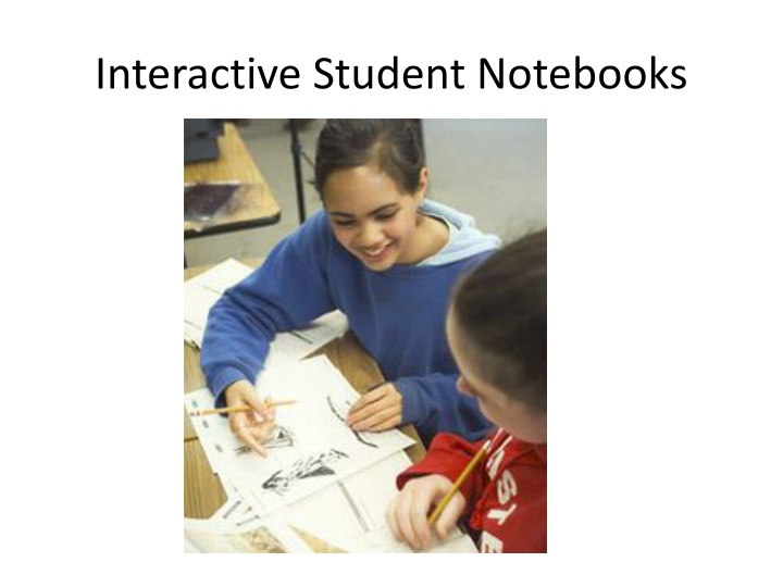 interactive student notebooks