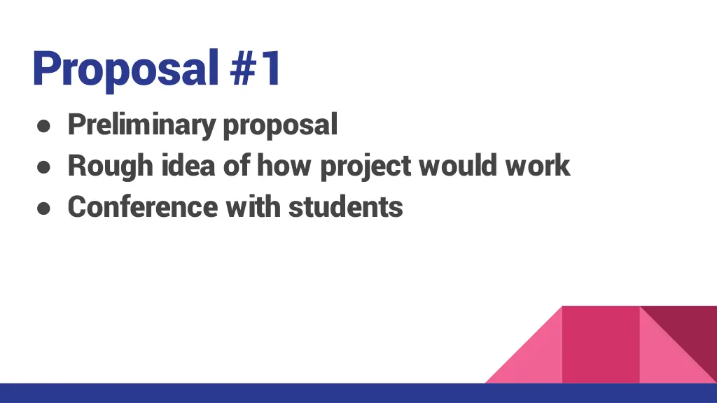 proposal 1 preliminary proposal rough idea