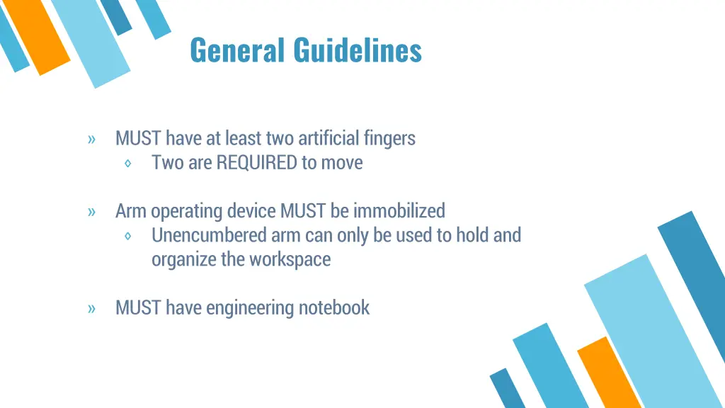 general guidelines 1