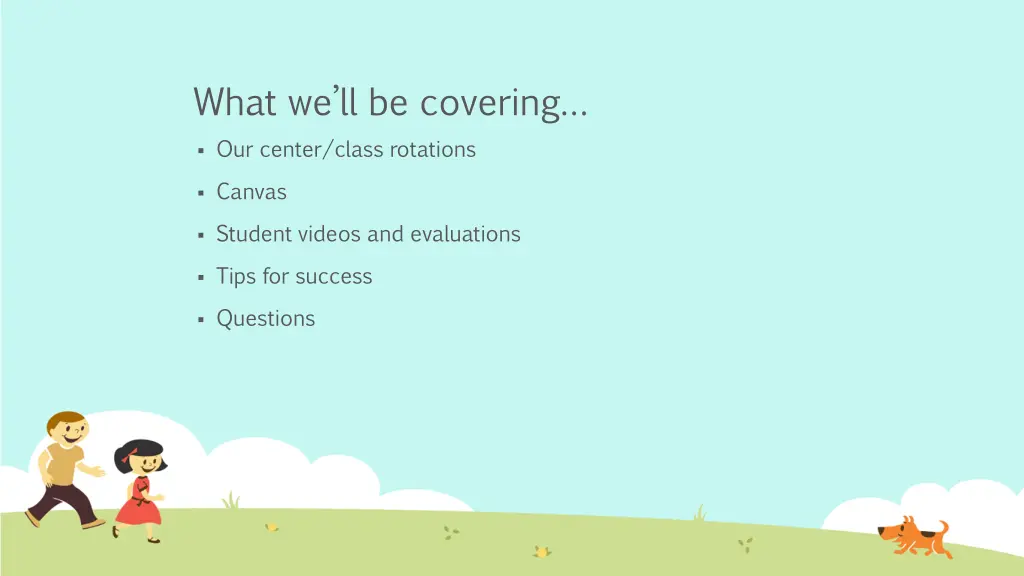 what we ll be covering