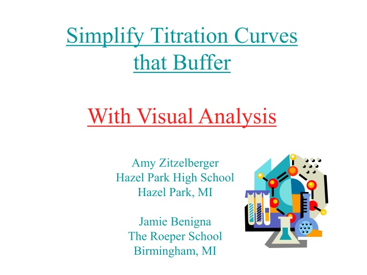 simplify titration curves that buffer