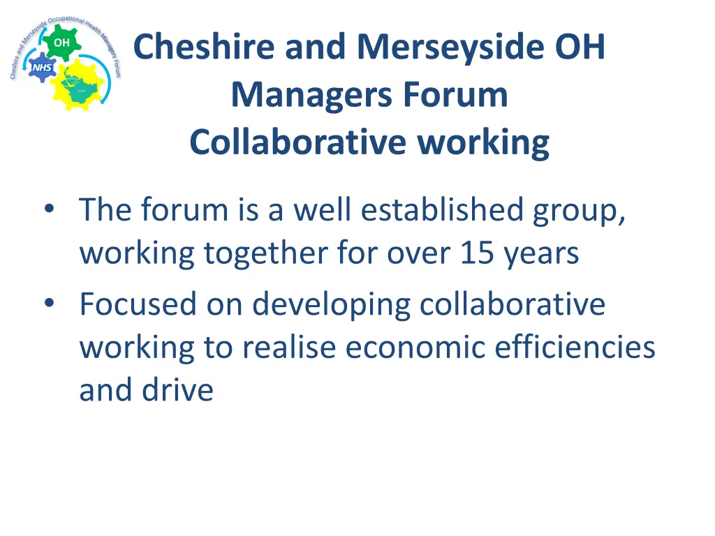 cheshire and merseyside oh managers forum