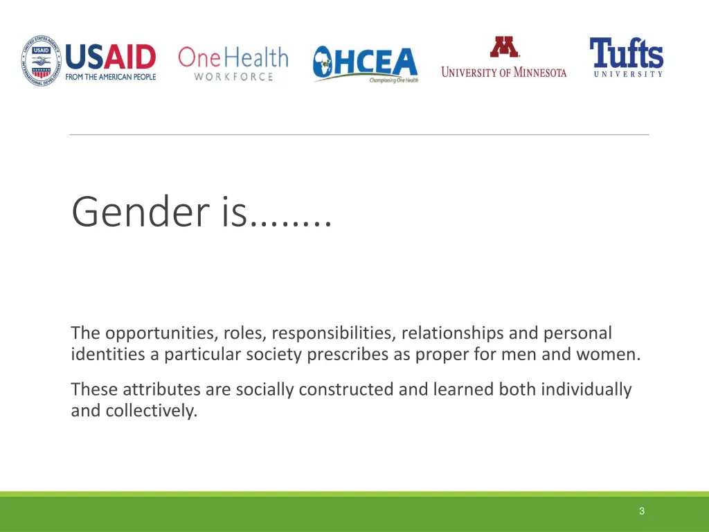 gender is