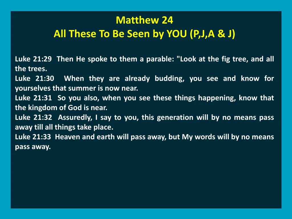 matthew 24 2