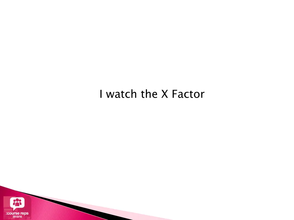 i watch the x factor