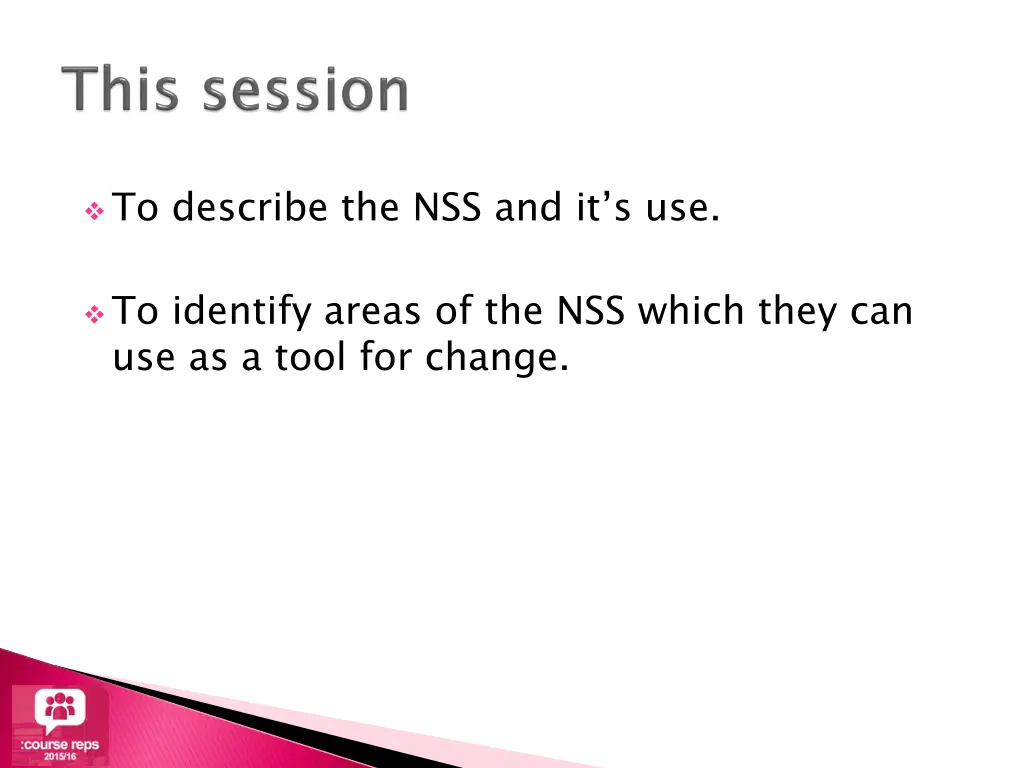 to describe the nss and it s use