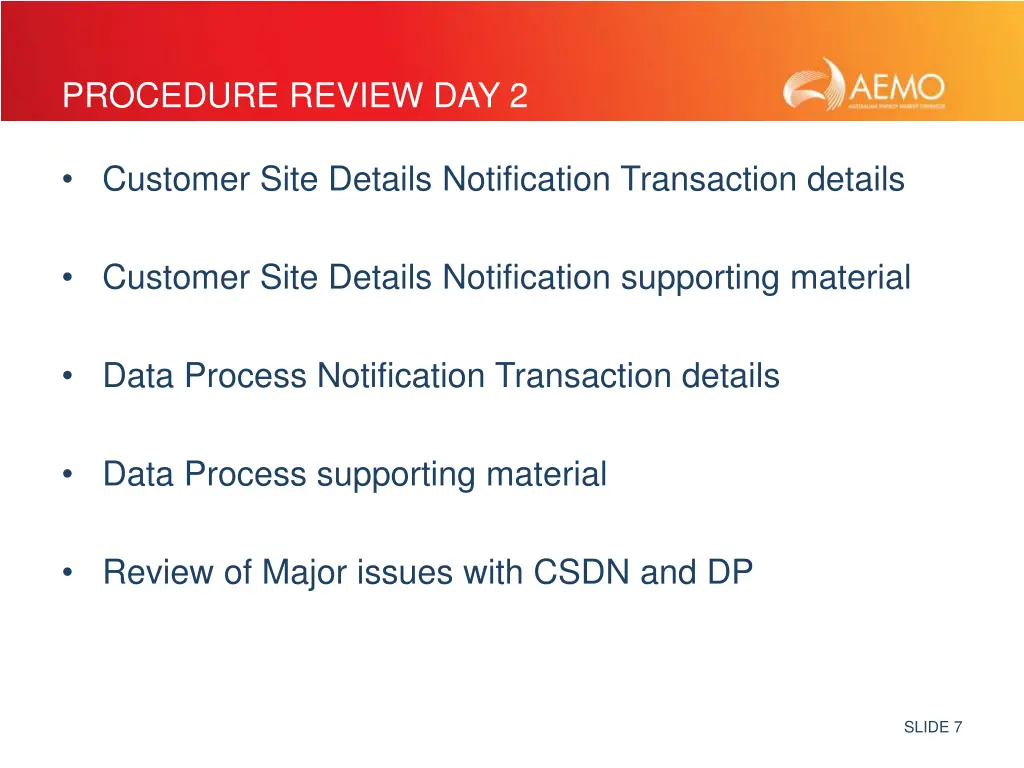 procedure review day 2