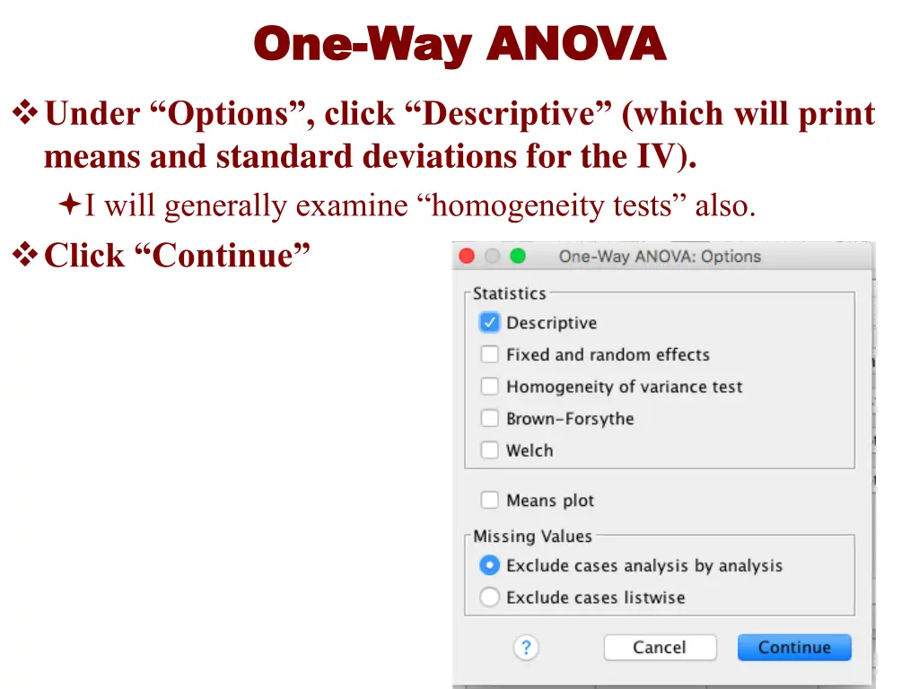 one one way anova way anova 11