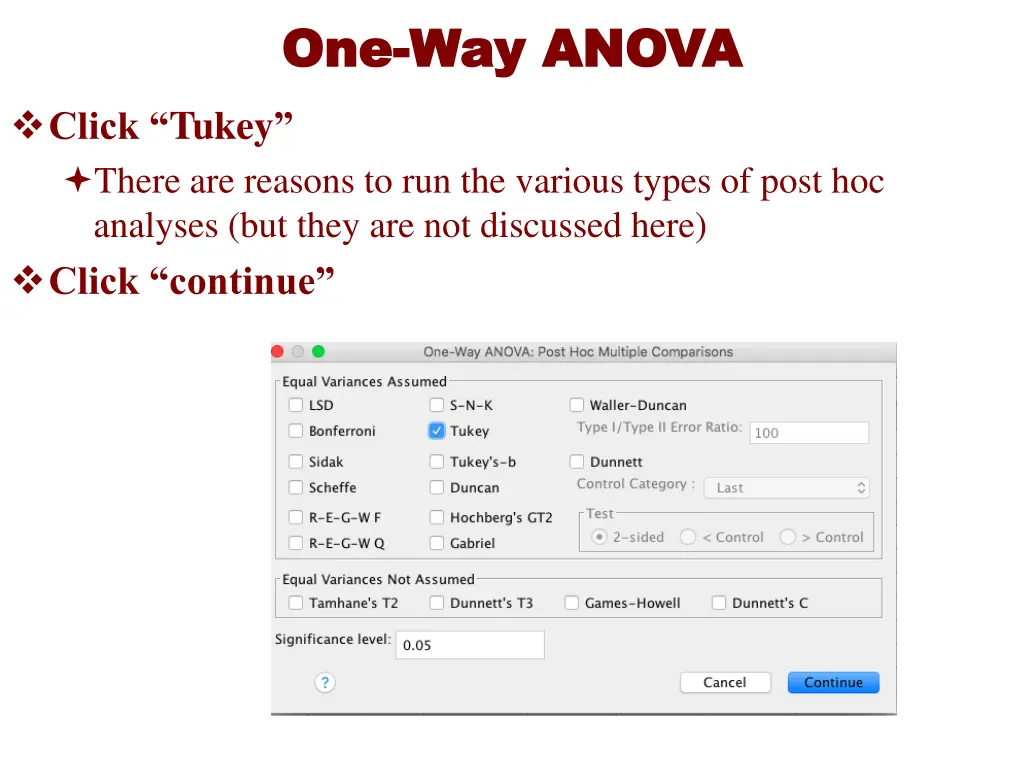 one one way anova way anova 13