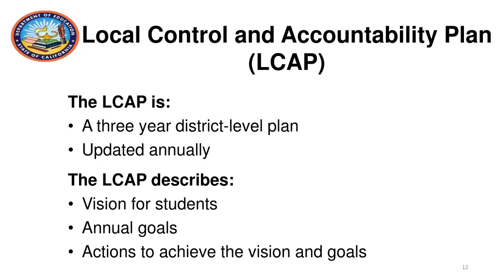 local control and accountability plan lcap