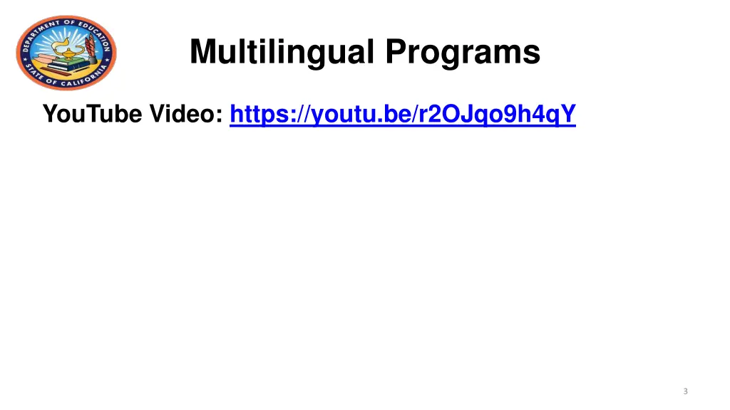 multilingual programs