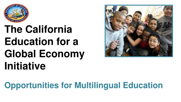 the california education for a global economy