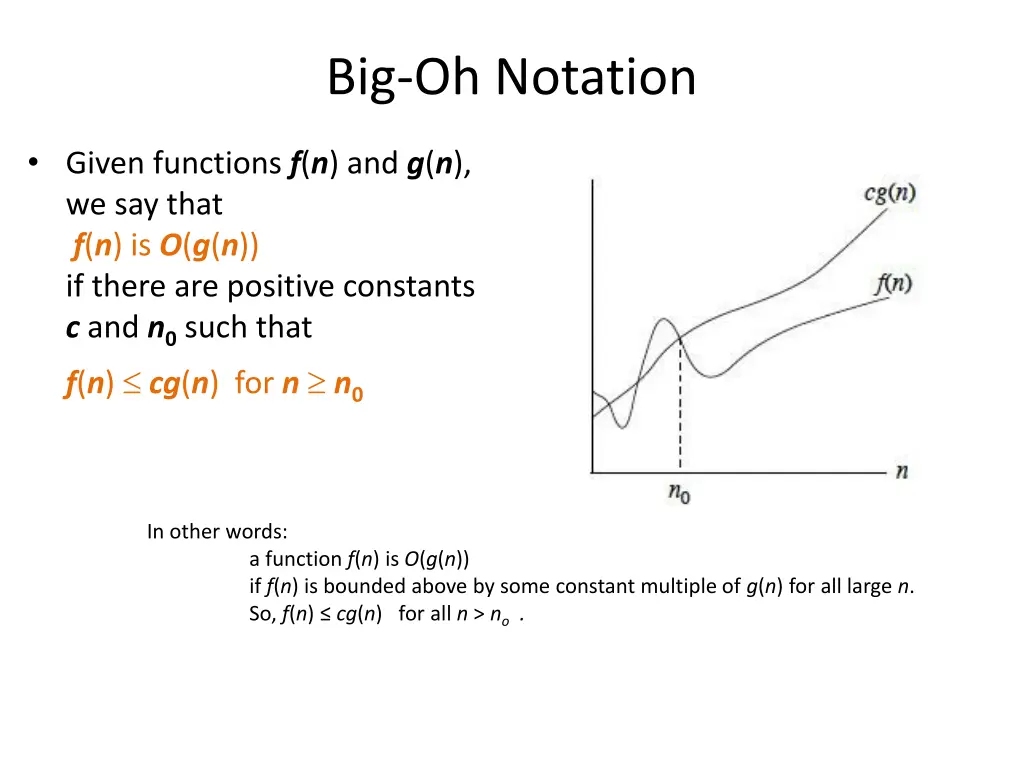 big oh notation