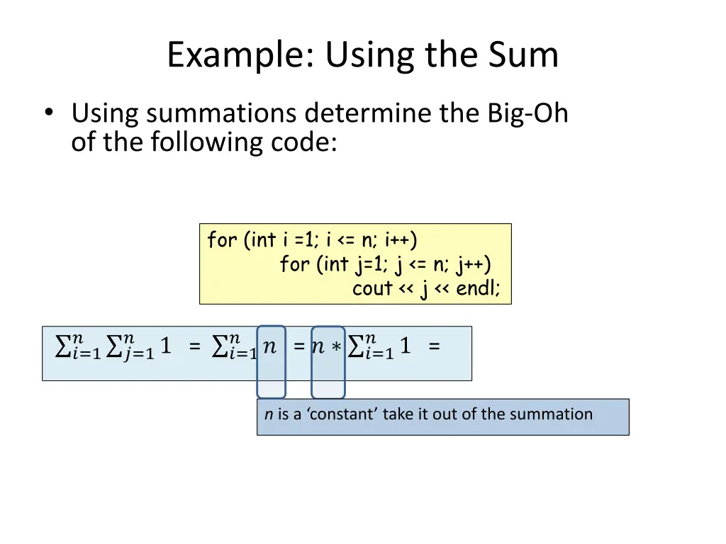 example using the sum 6