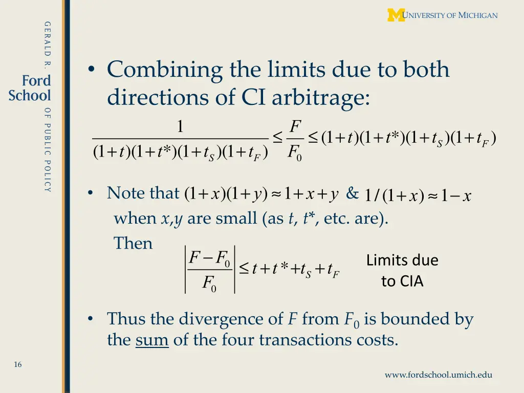 combining the limits due to both directions