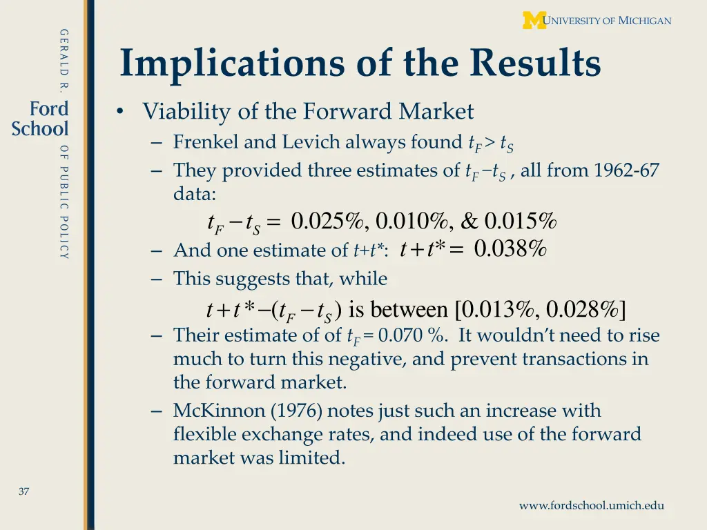 implications of the results viability