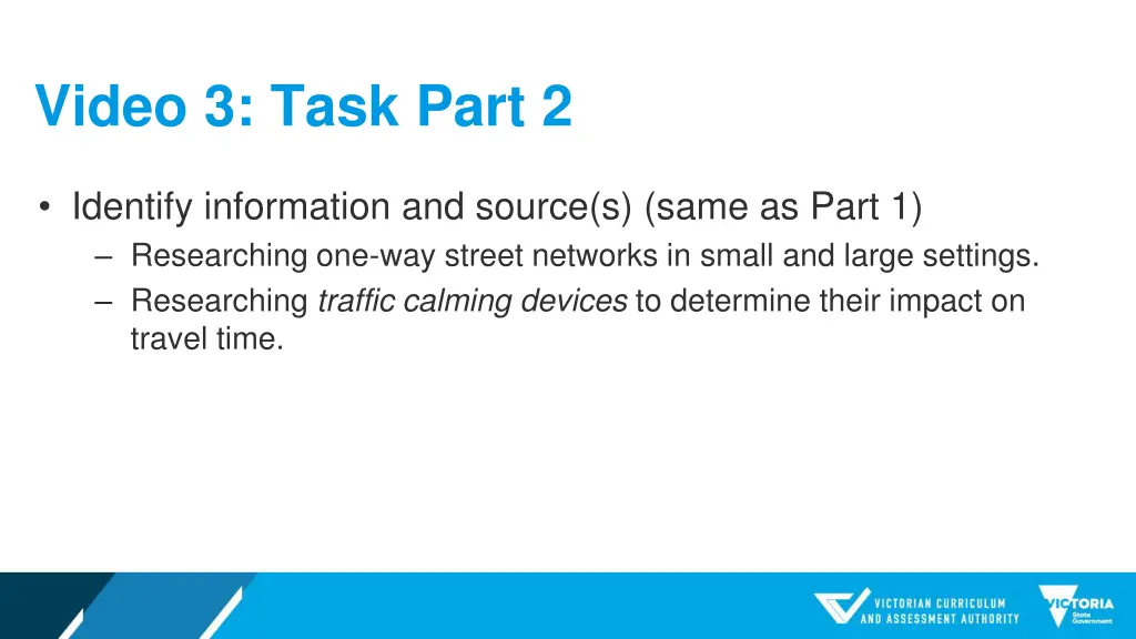 video 3 task part 2 1
