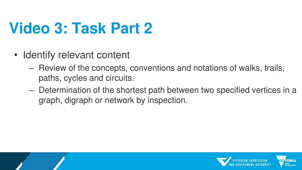 video 3 task part 2 3
