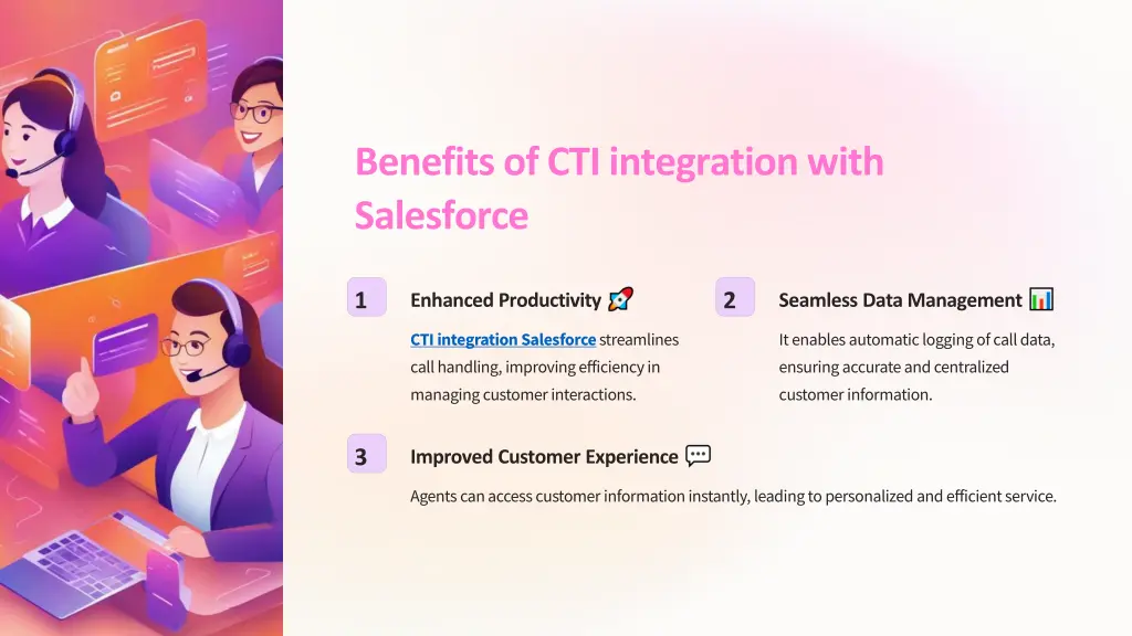 benefits of cti integration with salesforce